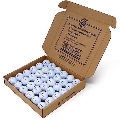 Second Chance 36 Top Flite Mix Grade A Lake Golf Balls, White