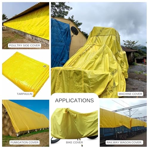 Image of HDPE Tarpaulin Repair Tape - 5m Waterproof, Self-Adhesive & UV-Resistant Instant Repair Tape for Tent Repair, Truck Cover & Multipurpose Tape Long-Lasting Outdoor Tape 9.5cm x 5m (White)