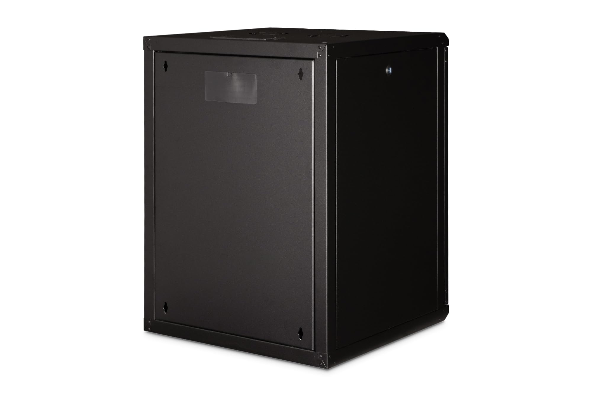 DIGITUS Armadio di rete 16U 19" Rack 600x600 mm Montaggio a parete Porta vetro IP20 Nero