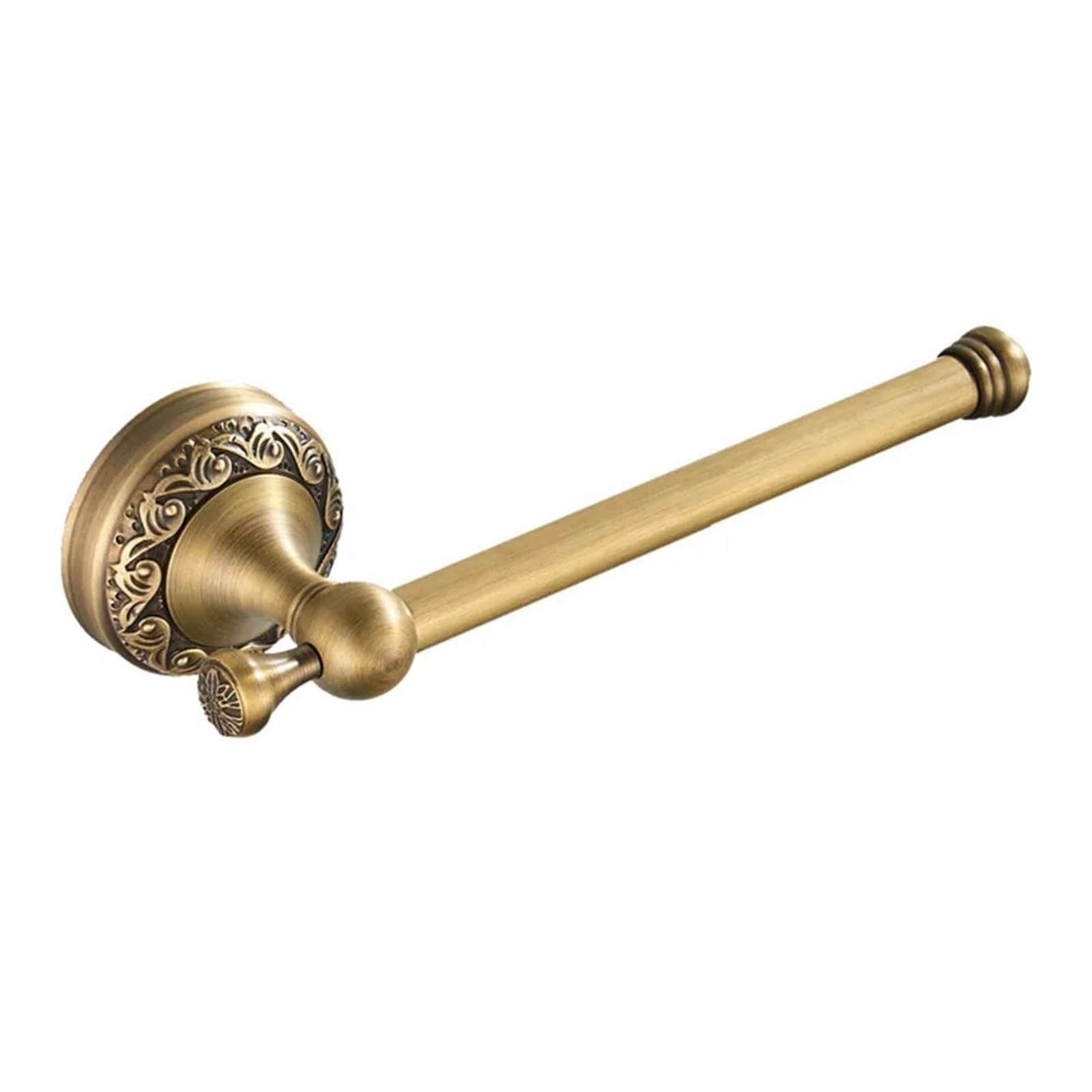 Brushed Brass Toilet Paper Holder, Brushed Brass, Antique Copper Toilet Paper Holder Wall Mounted for Bathroom