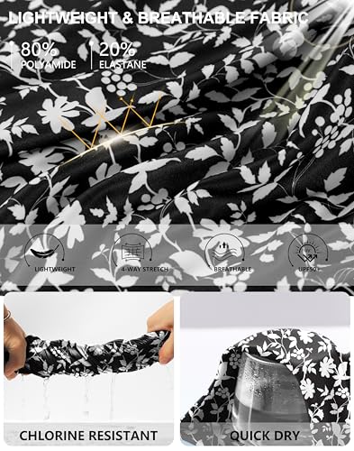 Image of G Gradual Tankini Tops for Women High Neck Swimsuits Swim Top Modest Bathing Suit Swimwear Tank Top only No Bottom