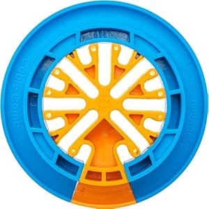 Cable Comb Tool, Wire Comb, Cable Dresser, Bundler, Organizing Tool, Ethernet Comb, Network Cable, Data Cable Comb, Cable Dresser, Cat6 – Patented Design – Perfect for Cable Management