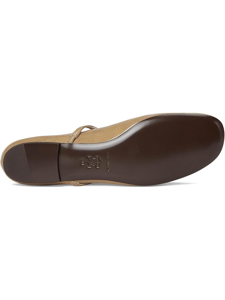 Beige Tory Burch Gemini Link Pave Mary Jane Ballet
