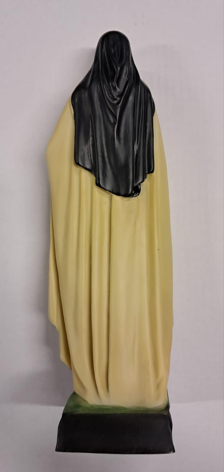 ArteSacraCaravaggio Statua di Santa Teresa del Bambin Gesù cm 30 (11,81 inches) in marmo resina piena decorata a mano di produzione artigianale italiana