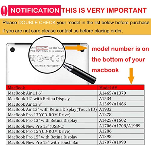 VAESIDA MacBook Pro 13 Inch Case, Rubberized Protective Hard Laptop Cover Case Shell Set Only Compatible with New Mac Pro 13\" Release 2016-2019 (Pro 13 Model A2159/A1706/A1708/A1989) (Hand-Drawn Girl)