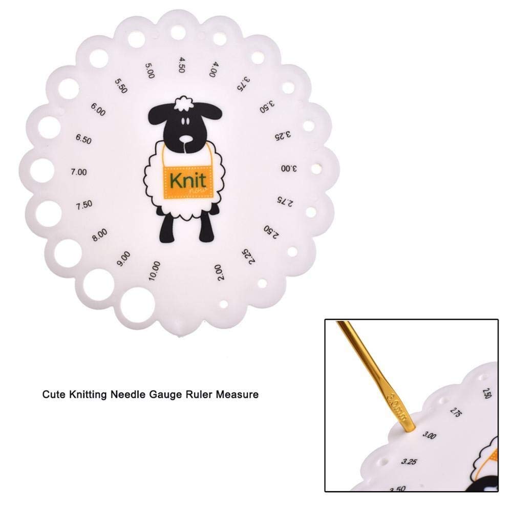 Kit De Ganchillos De aluminio intercambiables agujas de tejer circular Conjunto de ganchillo aguja de coser Kit de accesorios de ganchillo gancho con el caso for hacer punto Juego De Ganchillos