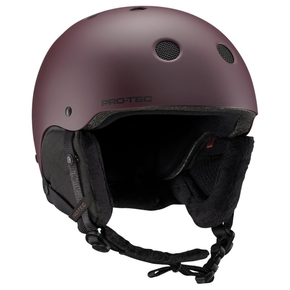 Pro-Tec Klasyczny, certyfikowany kask śnieżny, idealny do jazdy na snowboardzie i narciarstwie. Certyfikowany również do jazdy na deskorolce i jazdy na rowerze - średni - matowy port
