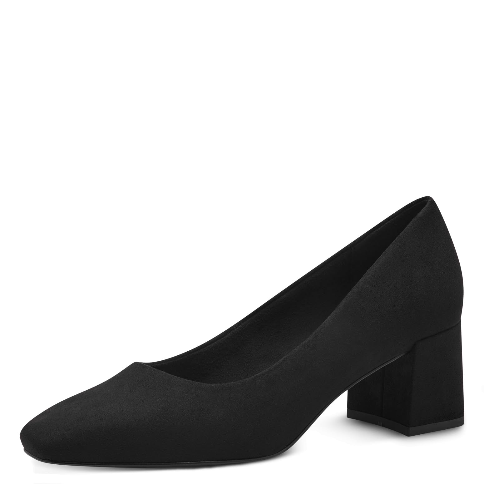 MARCO TOZZI Damen Pumps mit Blockabsatz Vegan, Schwarz (Schwarz), 36 EU
