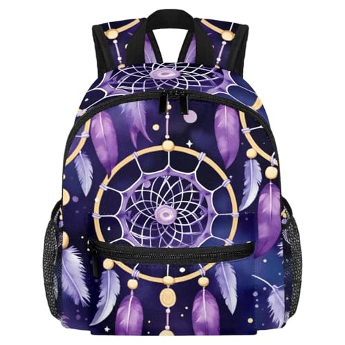 Sac à dos enfant motif ancre bleue rayée pour l'école maternelle 25x10x30 cm