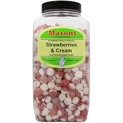 Maxons Strawberries and Cream Jar 3.18 Kg Cover