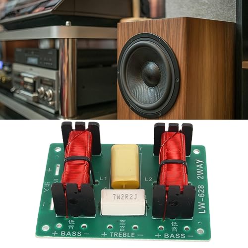 Audio Speaker Frequency Divider, Audio Crossover Filter Distributor Clear Treble 120W Clean Back for Home
