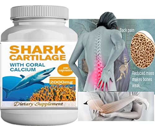 Coral Calcium Super Strength With Cartilague Cartilago 100 Capsules 2000Mg Support Joint And Helps Cartilague #TOP5