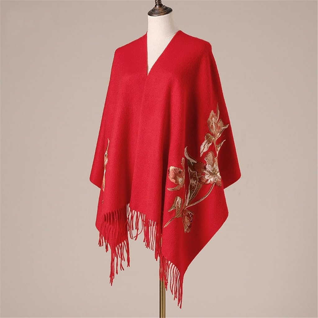 Wool Scarf Female Send Mother Birthday Cheongsam Shawl Silk Cape