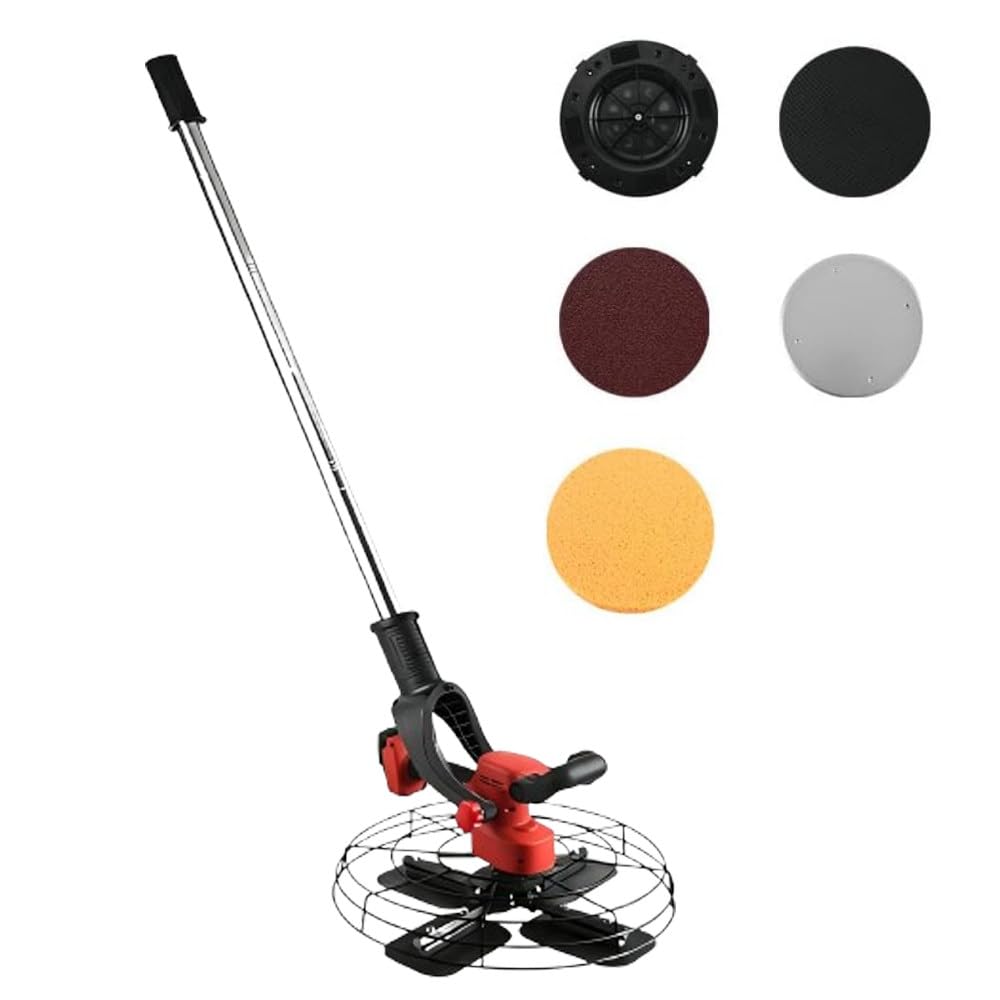 ShaiVrissian 1680w Electric Concrete Trowel with 460mm Finishing Blade A