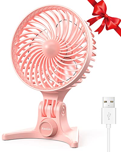 Aaolin Usb Desk Fan, Small Fans With Cvt Variable Speeds, Strong Cooling Airflow, Quiet Portable cover