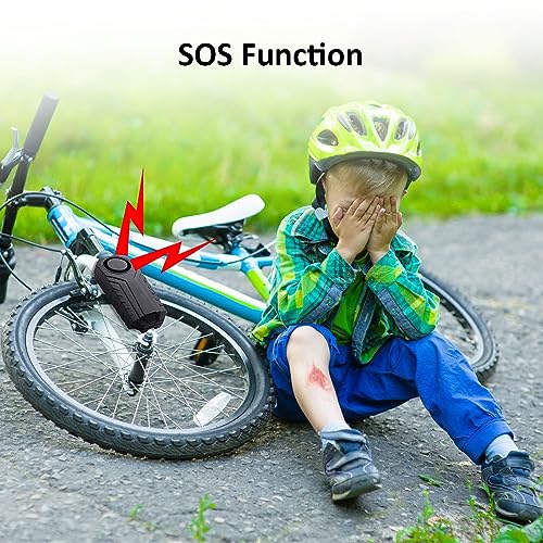 Meichoon Anti Theft Burglar Bike Alarm Wireless Vibration Motion Sensor Waterproof with 2 Remote Control 113db Super Loud for Bicycle Motorcycle Car Scooter Vehicles - Image 3