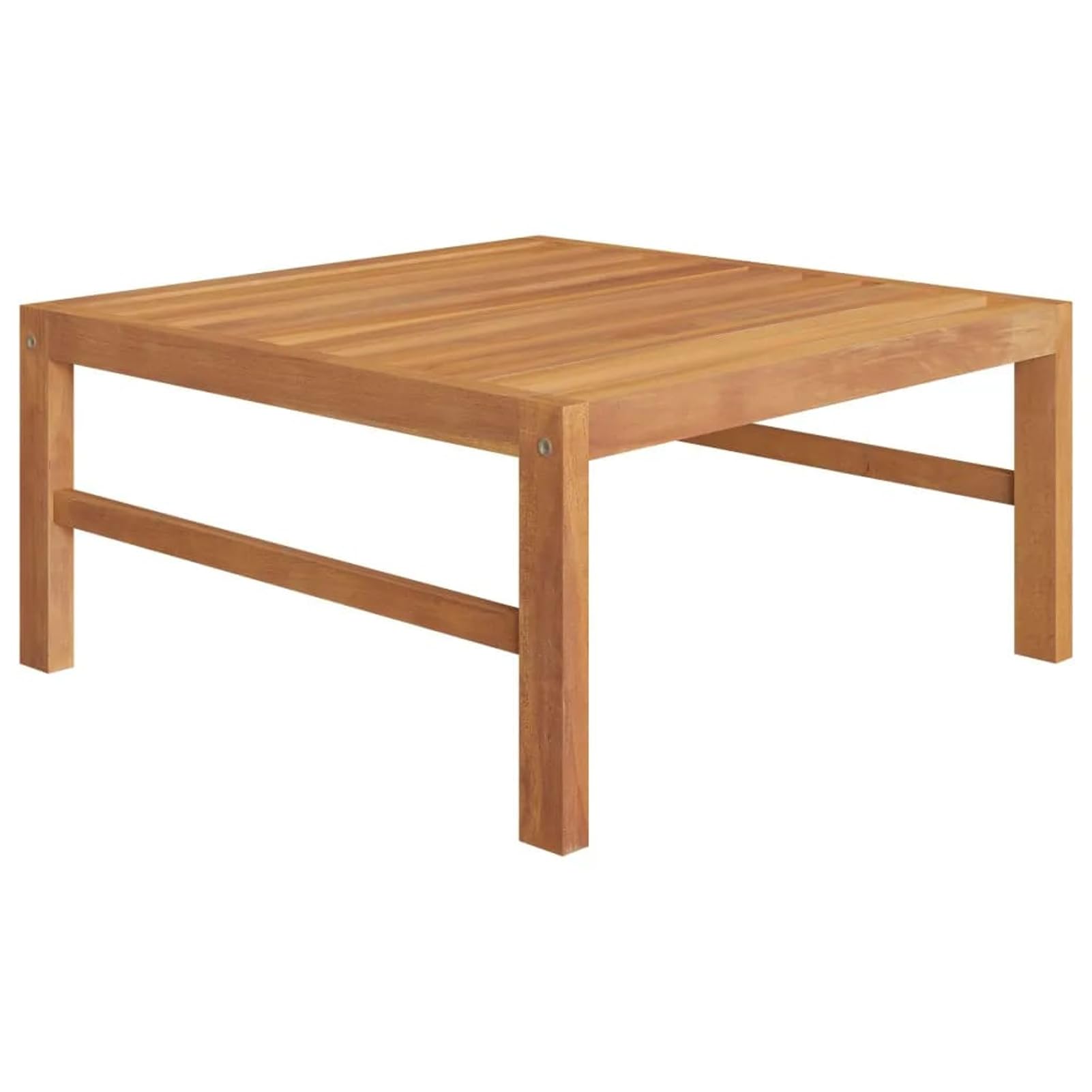 WGYHOME - Set di mobili da giardino in legno di teak, 2 pezzi, con cuscini grigio scuro, mobili da giardino, set di mobili da giardino per esterni, divano, patio, giardino
