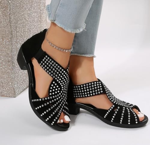 Orthopedic Sandals for Women, Low Heel Cut-Out, Comfortable Sports Slippers - Arch Support, Non-Slip Shoes3