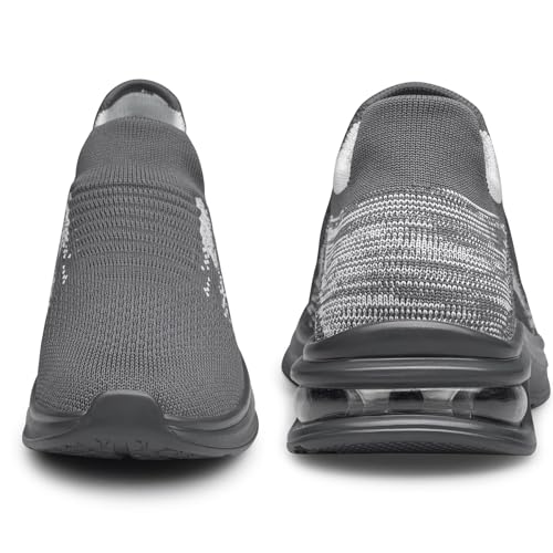 Image of vibdiv Shoes for Men Sock Sneakers Pull-on Casual Lightweight Breathable Comfortable