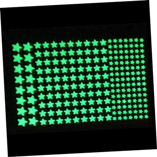 Autocollants mural phosphorescents VICASKY stickers étoiles lumineuses 3 pièces pour plafond - 5