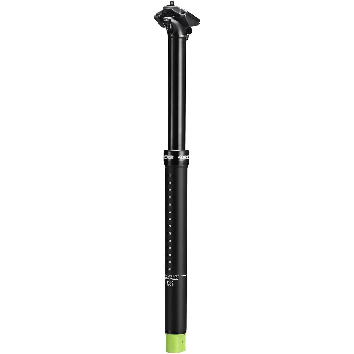SDGComponents Tellis Mountain Bike Dropper Seatpost w/ Left Hand Under Bar Remote
