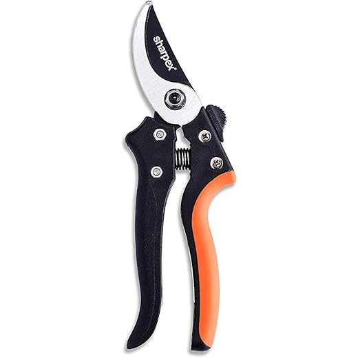 Sharpex Heavy Duty Bypass Pruning Shears 8 Inch