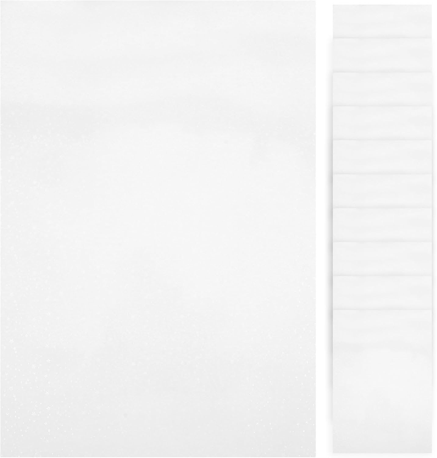 20 Sheets Holographic Printable Sticker Paper, PVC Self Adhesive
