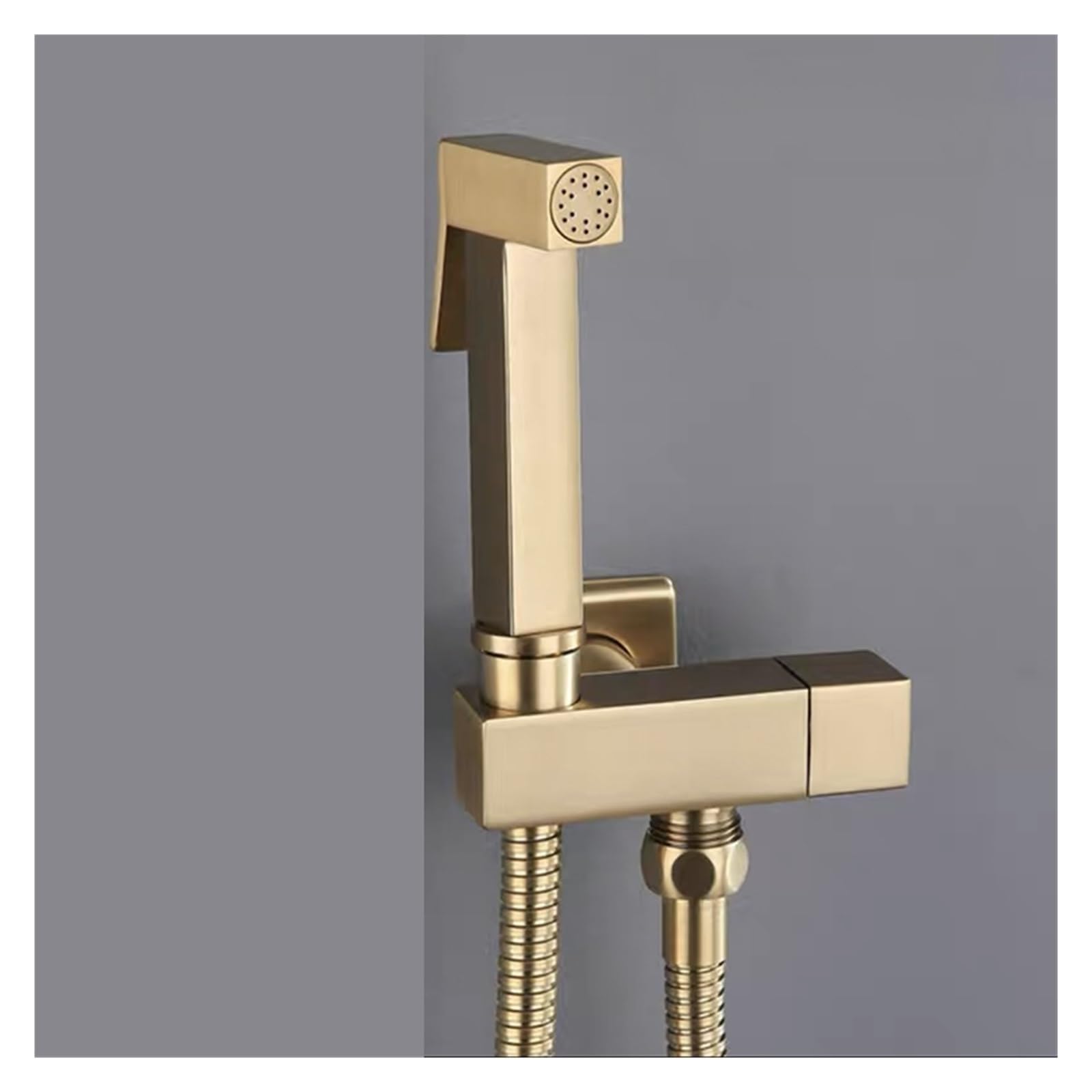 Brass Bidet Faucet Handheld Toilet Bidet Sprayer Sanitary Shower Toilet  Faucet Single Cold Water Faucet Self Cleaning(Gold) - Amazon.com