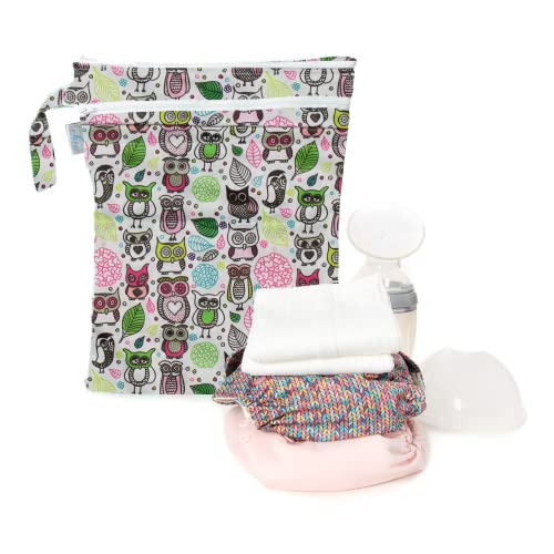 Image of Chic Buddy Waterproof Wet Bag, Washable, Reusable for Travel, Beach, Pool, Stroller, Diapers, Dirty Gym Clothes, Wet Swimsuits, Toiletries