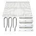 Direct store Parts Kit DG131 Replacement for Jenn Air Gas Grill 720-0336 (Stainless Steel Burner + Stainless Steel Heat Plate + Solid Stainless Steel Cooking Grid)