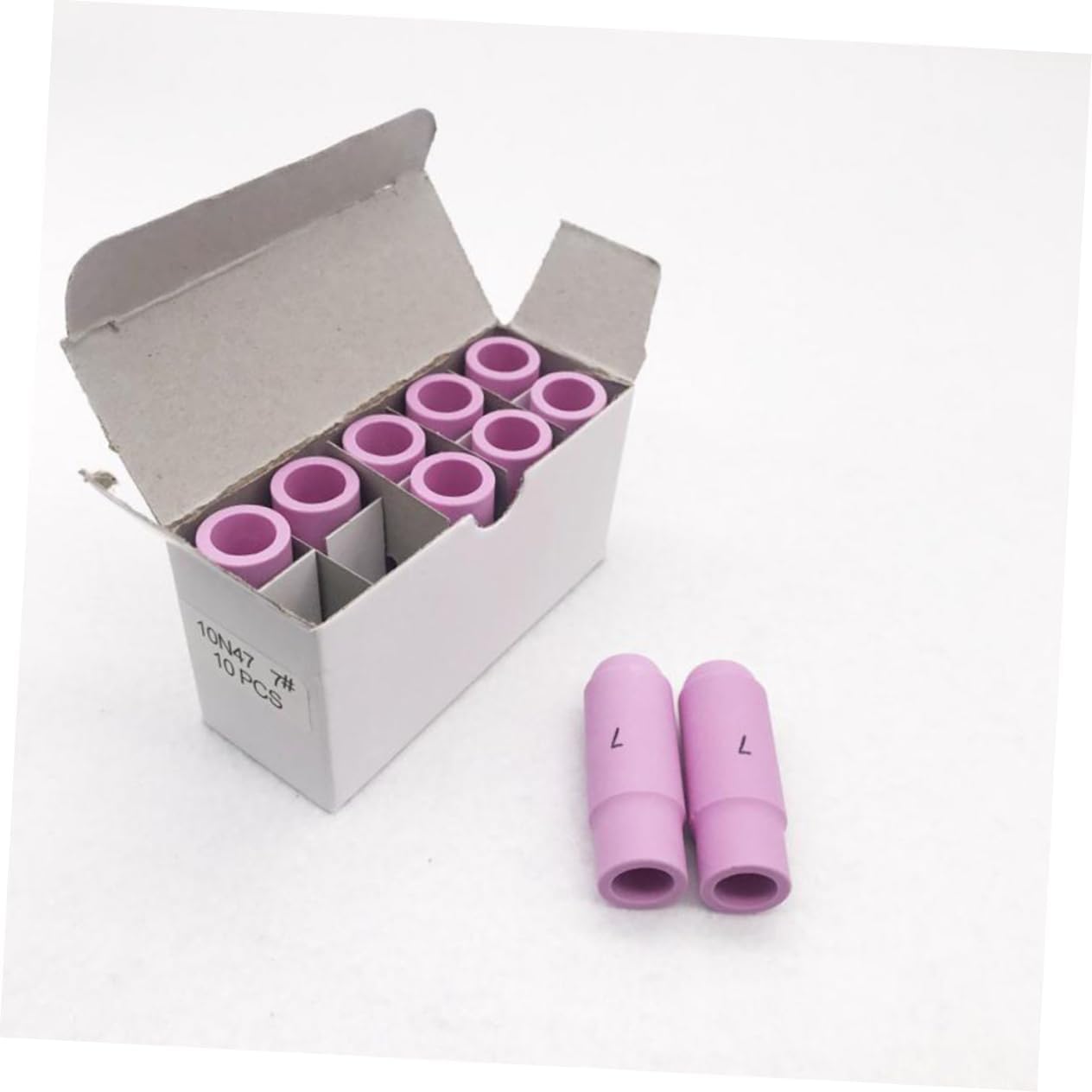 ARTIBETTER 10pcs Tig Welding Torch Attachments Ceramic Gas Lens Nozzles for Wp- Longevity Easy to Use