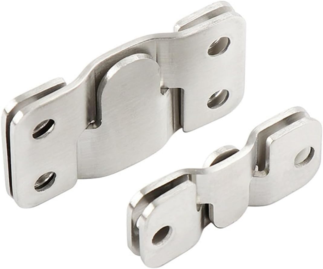 Interlock Hanging Buckle, 1 Pair Wall Hook Picture Frame Flush Mount Bracket Furniture Connector(Steel 54mm)