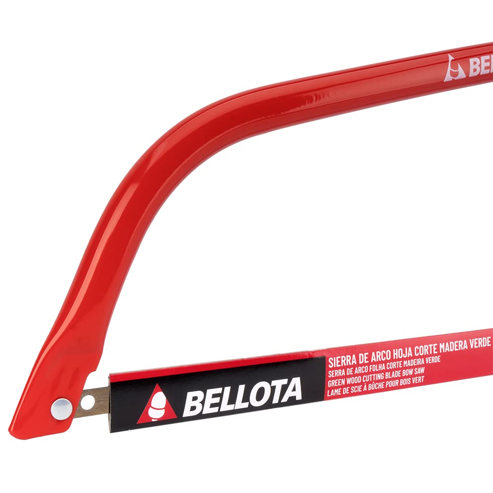 Bellota 4540121 - Sierra de arco dentado americano para corte de madera verde