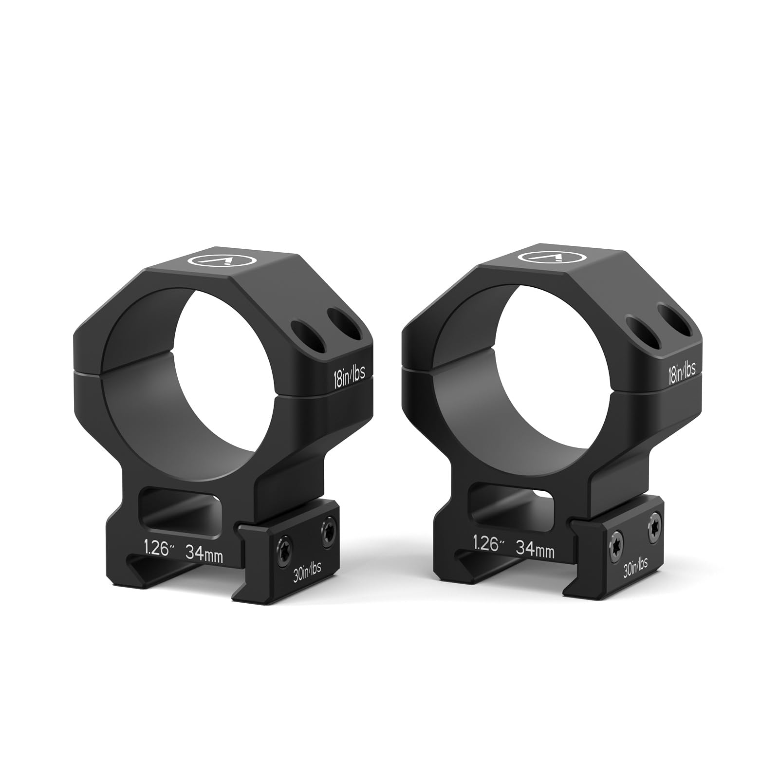Scope Rings Aluminum Tactical Picatinny Mount for Shoot Hunting Multi Size