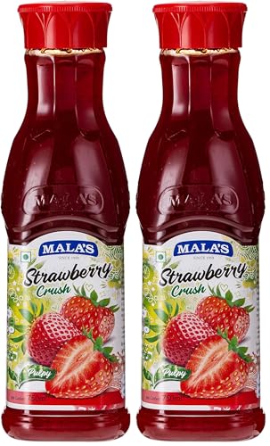 Image of Mala's Strawberry Crush, 750 Millilitre, Liquid (Pack of 2)
