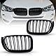 F25 Nieren Kühlergrill Schwarz Passend für BMW X3 F25 2014-2017 only LCI BMW X4 F26 2013-2018 Grill Glanz Schwarz Doppelsteg Kühlergrill