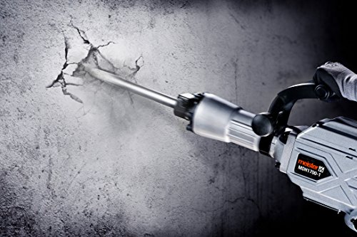 Meister Stemm- und Abbruchhammer 1700 W, MDH1700-1 - SDS-Hex Aufnahme - 50 Joule Schlagenergie - Antivibrationsgriff… – Bild 8