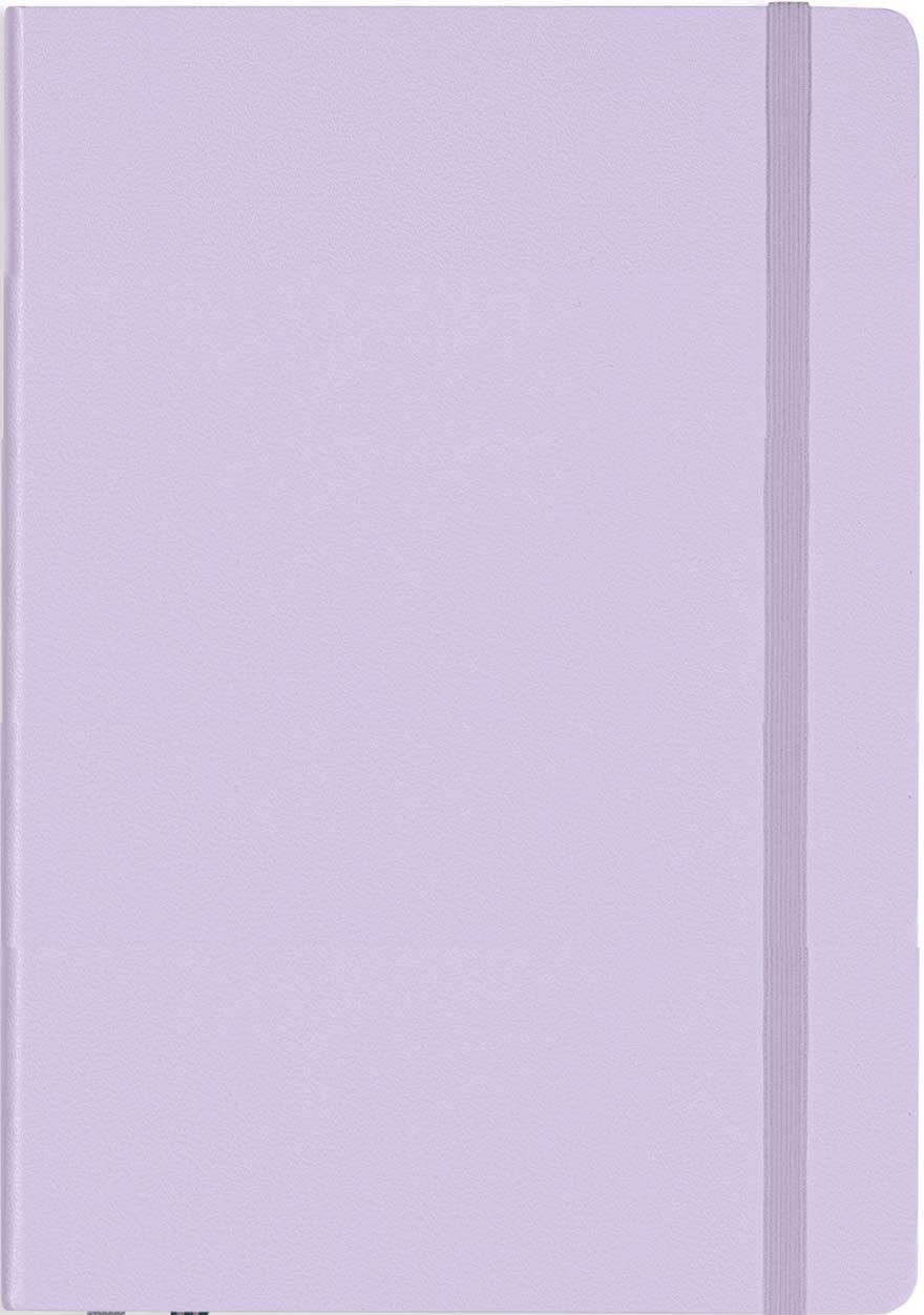 LEUCHTTURM1917 370337 Notatnik, średni (A5), 120 g/m², edycja papierowa, twarda okładka, 203 numerowane strony, fioletowy, pusty