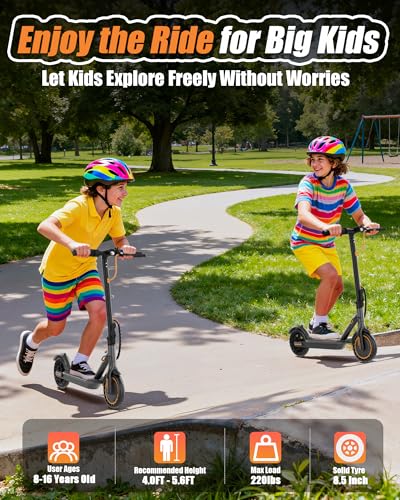 Image of Maxshot Electric Scooter, 8.5 inch /10 inch /14 inch Tire, 16 /19 /22 Mph Top Speed, 12 /16 /21 /27 /28 /49 /50 Miles Long Range, Folding Escooter for Adults and Kids with Seat Bag, Dual Braking, Dual Suspension, App