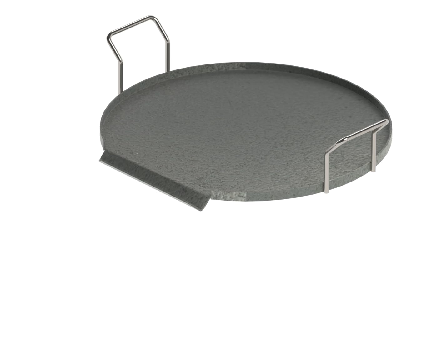 KIT CORTAVIENTO REDONDO DE 60 CMS. CON PLANCHA ESMALTADA