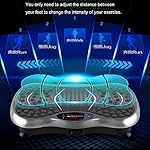 Vibration Plate Exercise Equipment Whole Body Shape Exercise Machine Vibration Platform Fit Massage Workout Trainer Max User Weight 330lbs Home Workout Equipment for Weight Loss - Image 5