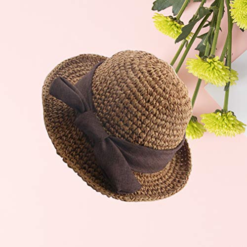 Chapéu de palha infantil TENDYCOCO chapéu de sol chapéu de verão para atividades ao ar livre