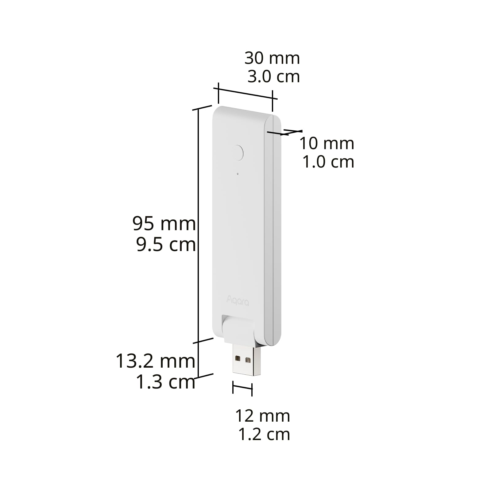 Aqara Hub Inteligente M100 para Domótica, Controlador Matter, Enrutador de Borde Thread, Características de Aqara Zigbee, Wi-Fi, Compatible con Amazon Alexa, Apple Home, Google Home, Home Assistant