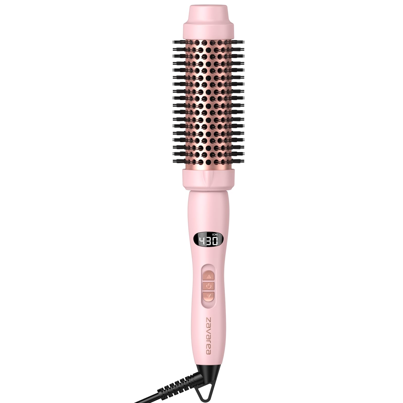Thermal Round Brush, 1.5 inch Blowout Brush with Ceramic Barrel & Negative Ions Tech Makes Hair Smoother Get Natural Curls, Heated Styler Tool for All