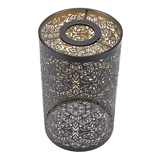 Lamp Shade, Removable Hollow Carving Decorative Table Lamp Shade, E27 E26 Detachable Decorative Nightstand Table Lamp