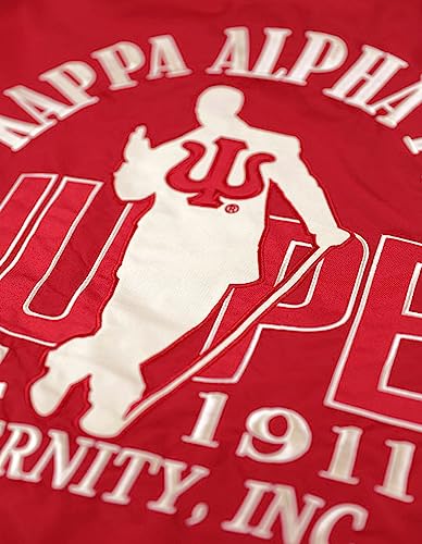 Kappa Alpha Psi M8 Windbreaker Jacket Crimson Red4
