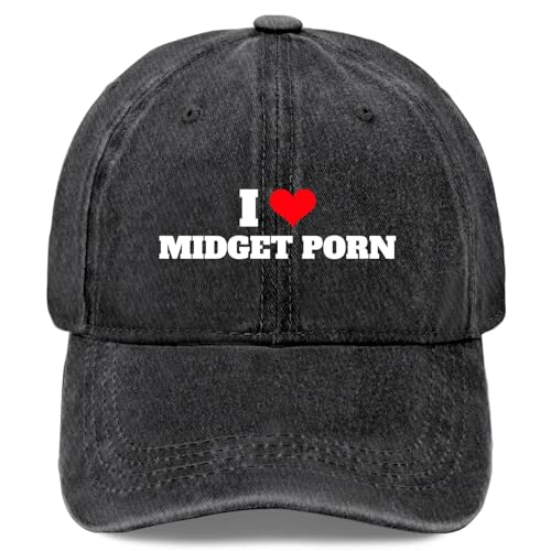 I Love Midget Porn Hat for Women Funny Baseball Hats Funny Birthday Gifts for Men