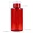 10oz Push Down Pump Dispenser Flip Top Cap Refillable Empty Bottle - Color: Red - Lockable Travel Cosmetic Packaging Empty Bottle for Nail Polish Manicure
