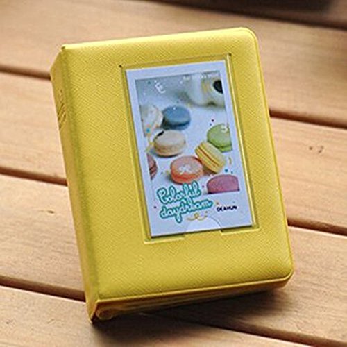 Clover Accessory Bundles Set For Fujifilm Instax Mini 8 Instant Camera (Yellow Floral Case Bag/Album/Close-Up Lens(Self-Portrait)/ Photo Frame/Decor Sticker/Wall Hanging Frame) #TOP2