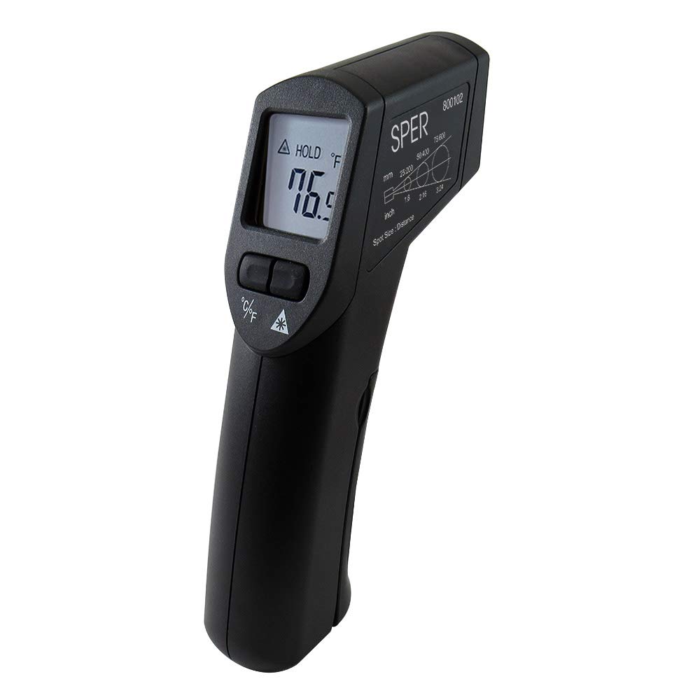 Sper Scientific 800102 IR Thermometer Gun, 8:1